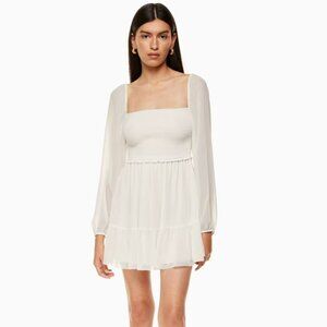 Wilfred Tempest Mini Dress, White, Size 6